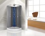 Simple Structure Curved Shower Stall Aluminum Paint With Shower Holder