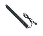 Rack Mounted 6 Way PDU Network Cabinet Accessories Double Breaker Switch