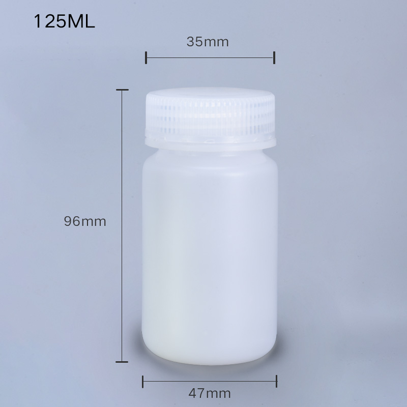 1L Transparent PP Thicken Plastic Chemical Reagent Lab Leakproof Bottles with Screw Lid
