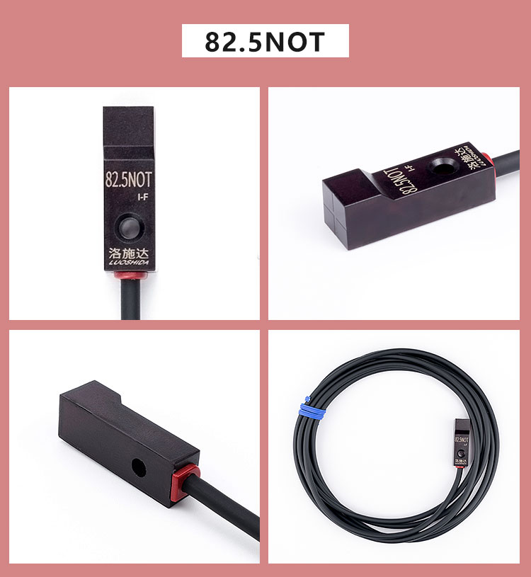 Small Square Inductive Proximity Sensor Q5 Q8 Q10 Non Flush PBT Housing