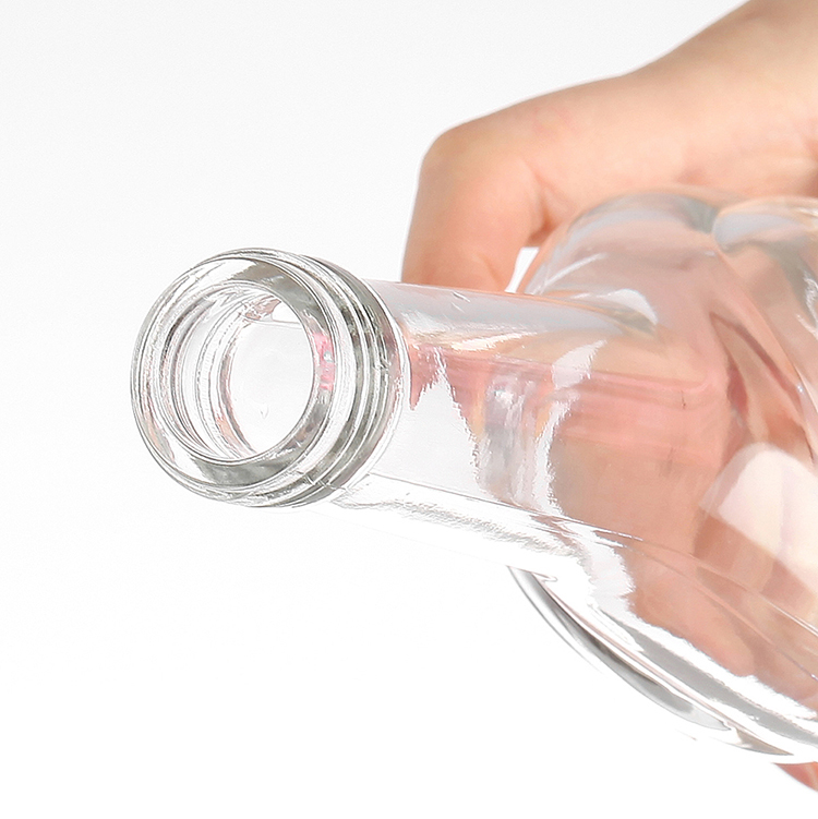 Custom Design 350ml 500ml 750ml Brandy Bottle Customized Sealing Type with Cap