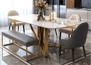 China ISO9001 Luxury Marble Dining Table wholesale