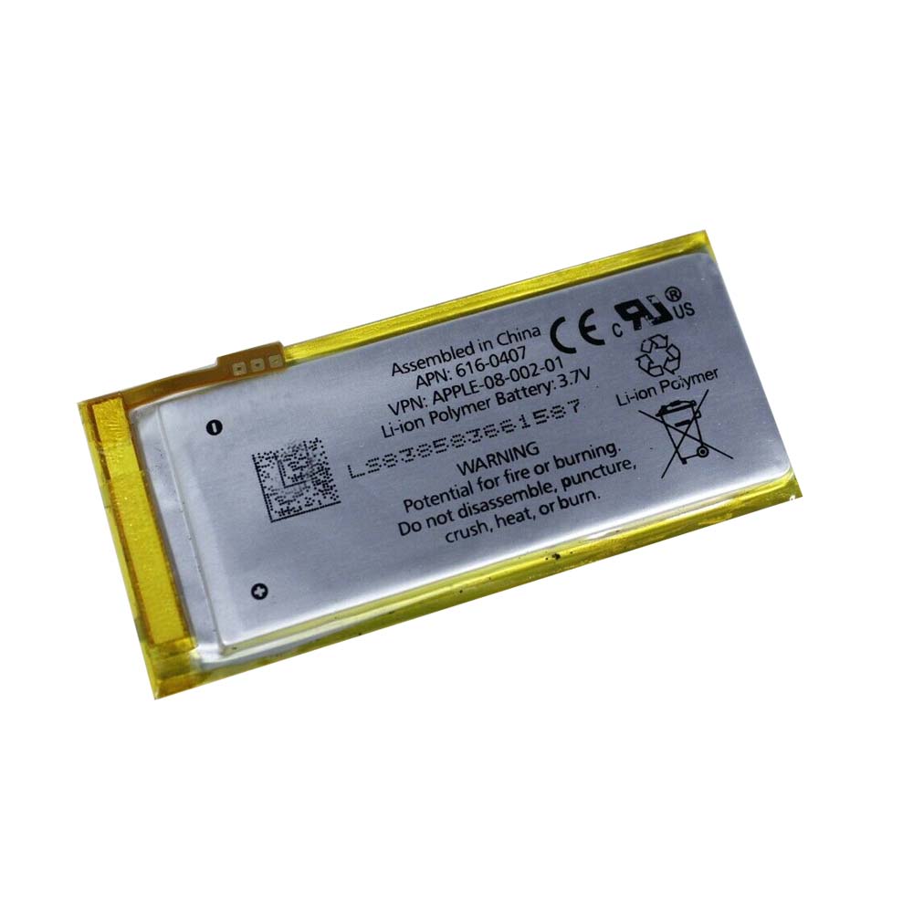 Rechargeable A1285 Battery 3.7V Li-polymer Battery for iPod Nano 4 4th Generation 616-0405 616-0407