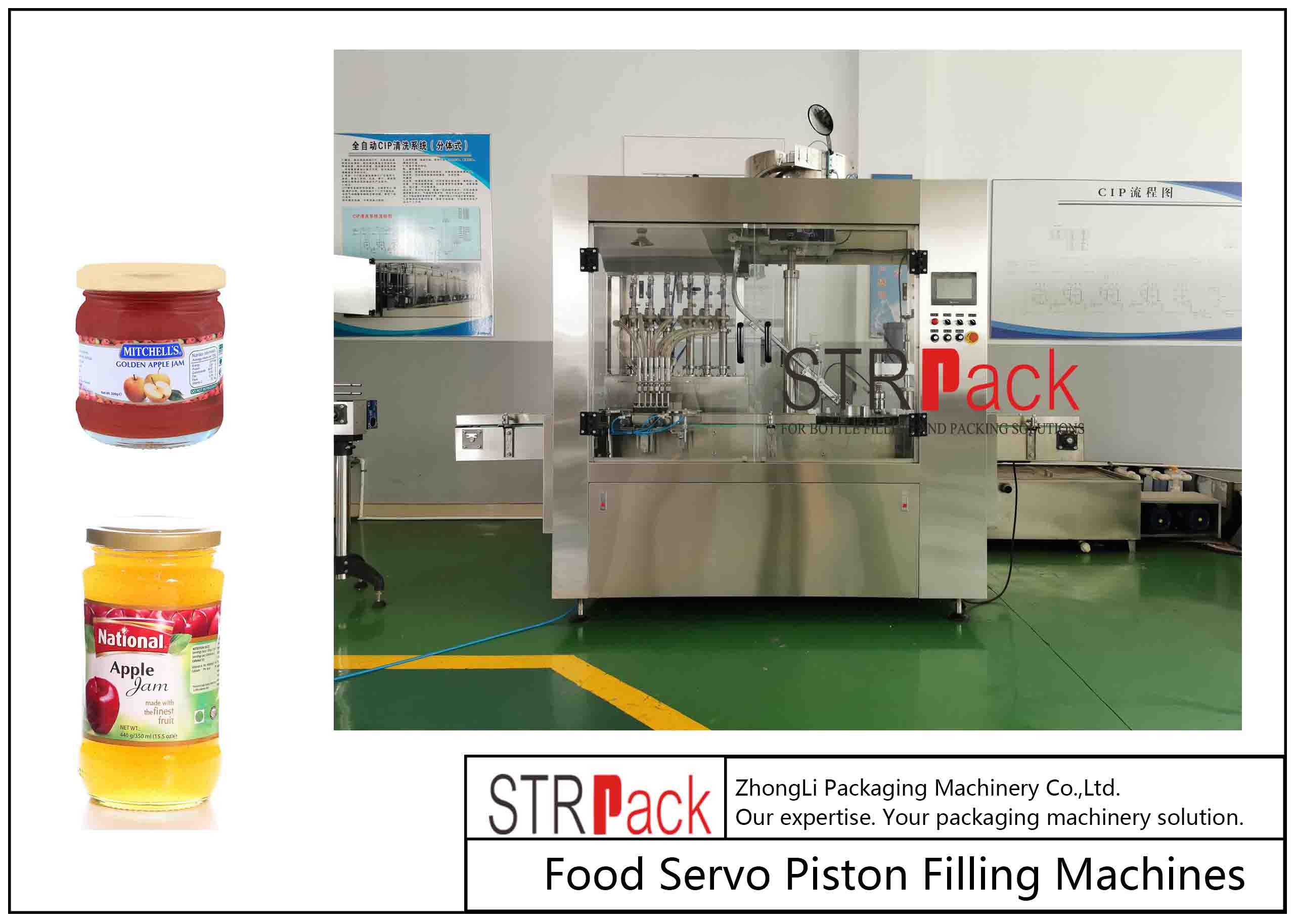 200kg Fully Automatic Honey Tomato Paste Filling Sealing Packing Machine 0.4-0.6MPa