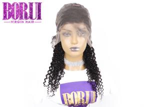 China Deep Curly Full Lace Human Wigs Pre Pluked Brazilian Wig Baby Hair No Shedding wholesale