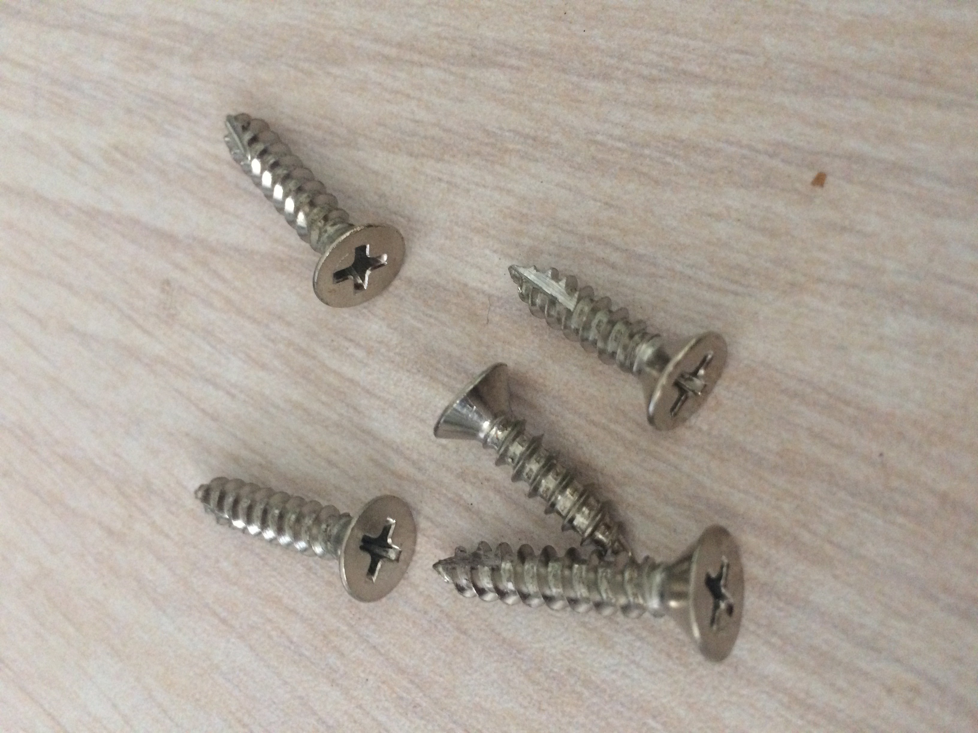 Stainless Steel Phillips Flat Head Thread-Cutting Self Tapping Screw Countersunk Head Tapping Screw for Wood