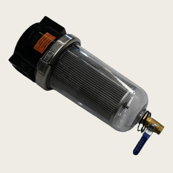 Sprinkler Truck Water Filter Assembly: Decontaminates High-Pressure Pump Inlet, Stainless Steel Filter + Easy Replacement