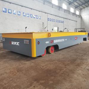 China Steel Beam Battery Flat Transfer Trolleys Maintenance Free 50 Tons wholesale