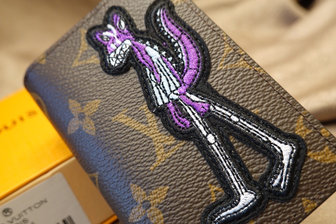 Cartoon Embroider Luxury Brand Wallet