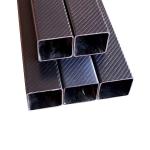 Customized Logo Carbon Fiber Tube Round Oval Square Shapes CBST001