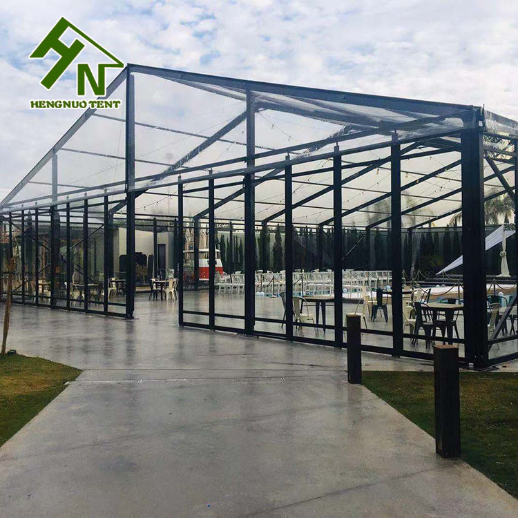 Wedding Aluminium A Shaped Glass Marquee Tent 12m Width