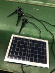 3*5w led outdoor waterproof landscaping ground smartyard triple lampheads solar