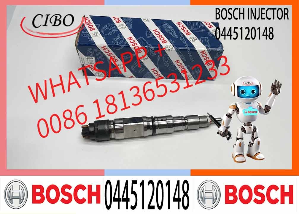 High Quality Diesel Engine Fuel Common Rail Injector 0445120144 0445120147 0445120148