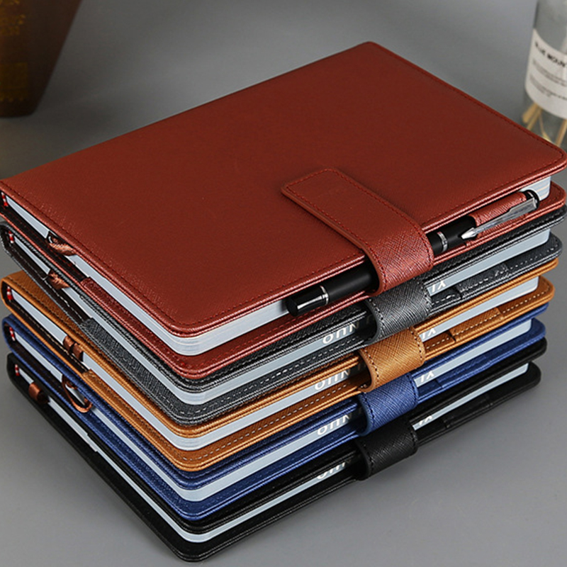 A5 Vintage Leather Journal With Lined Paper 210mm Length Daily Usage