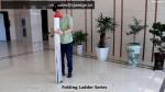 Non Insulated 2x3 150kg 6063A Aluminium Folding Ladder