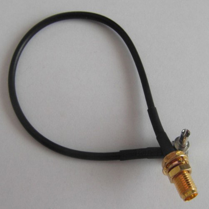 15cm Length Coaxial Pigtail Cable CRC9 to MMCX Cable RF Cable with SMA Female Connector