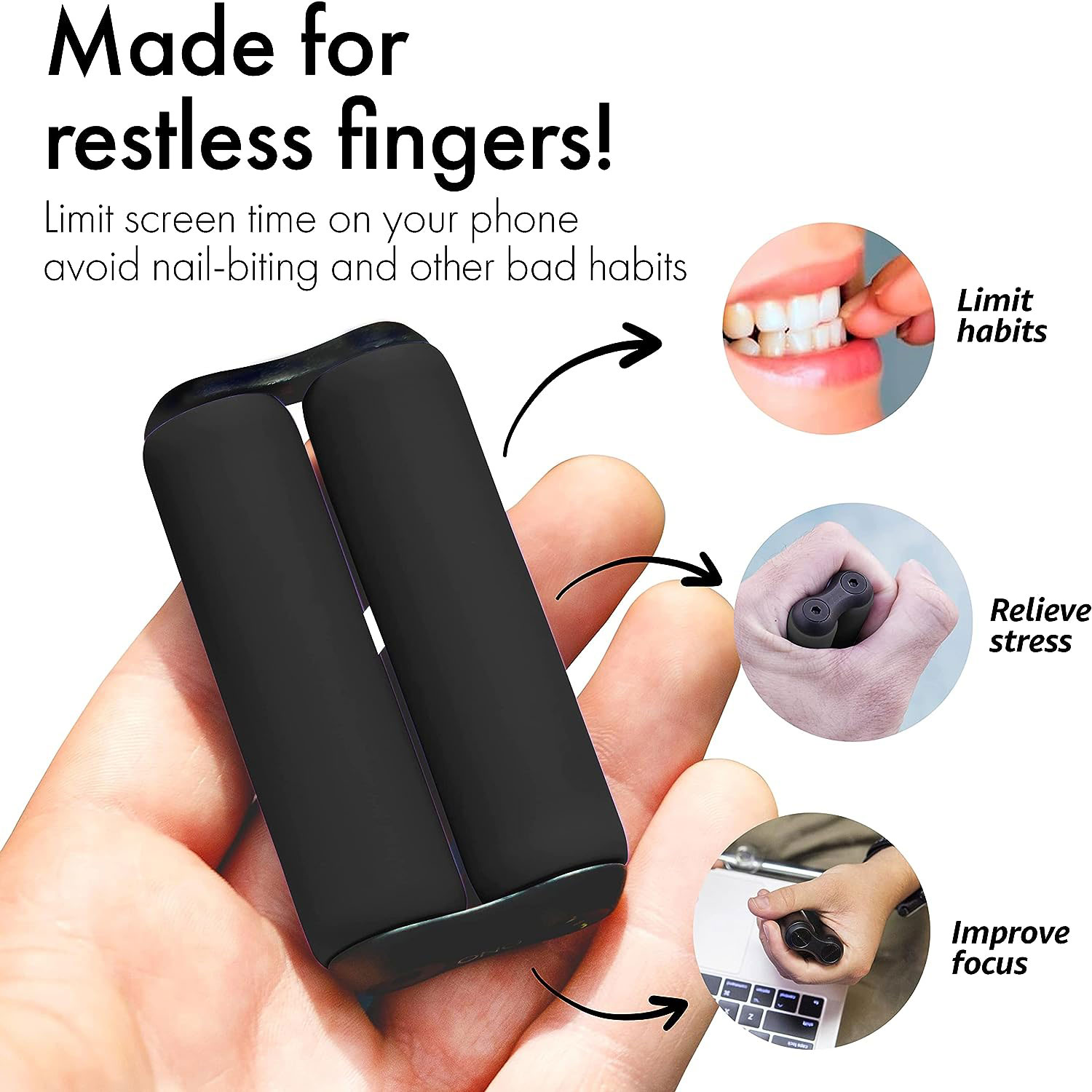 Compact Portable Metal Roller Fidget Toy for Adults Relieve Stress Anxiety and Tension