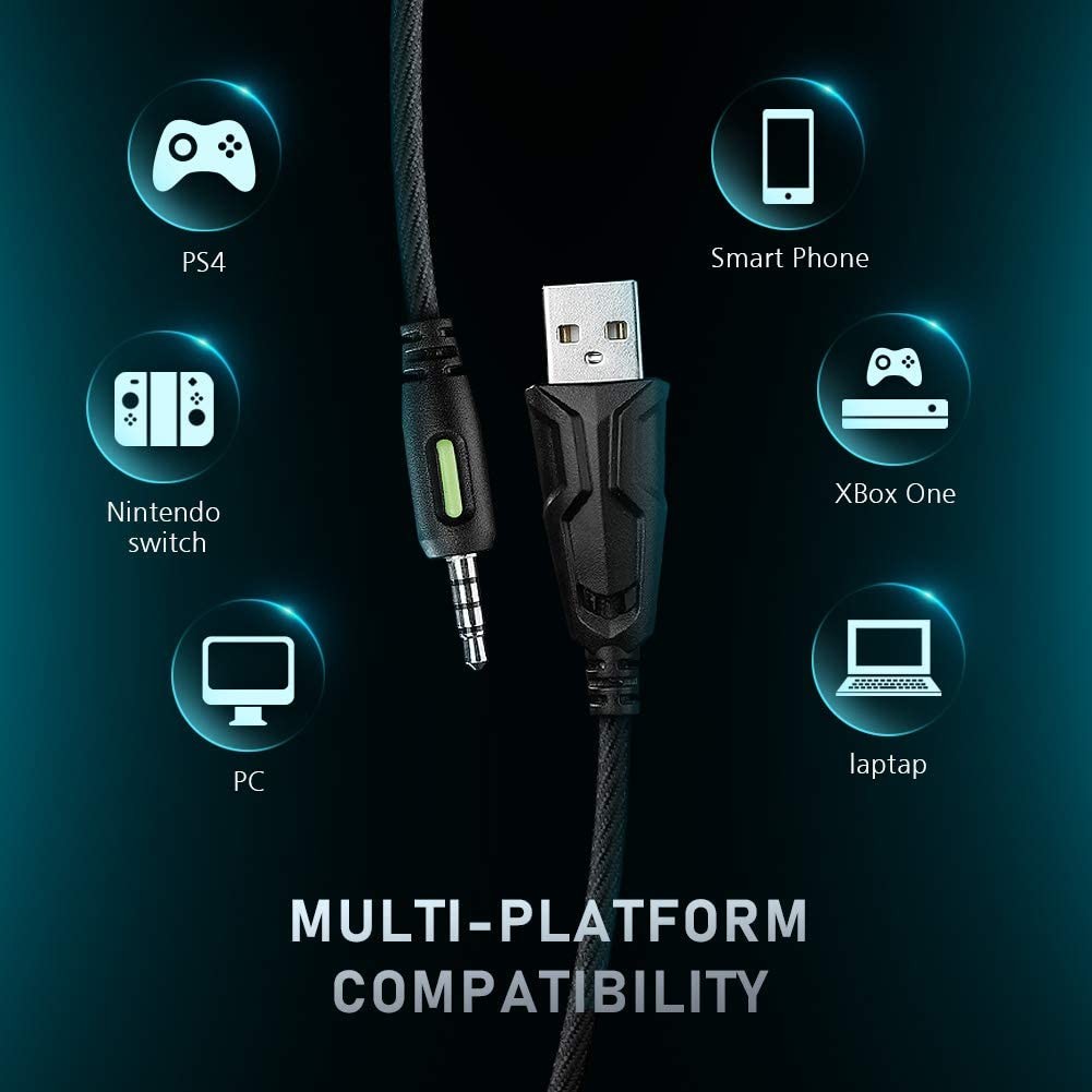 Noise Cancelling 117dB 2.2kohm Surround Sound Gaming Headset