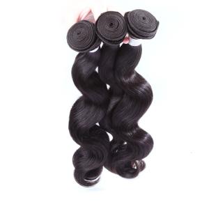 China Brazilian Body Wave Hair Bundles , 100 Human Hair Weave Bundles 12&quot; - 30&quot; wholesale