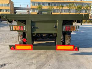 China 60 Ton Flatbed Semi Truck Container Trailer 40 FT 20 FT 3 Axles wholesale