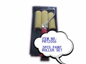 China 5pcs Paint Rollers Covers Durable Coating Roller Brush Wall Painting Tools Roller Sleeve wholesale