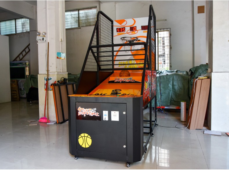 110V/220V/230V Basketball Training Machine for Amusement Game Center Requirements