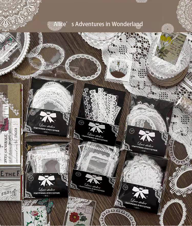 ODM Transparent PET Die Cutting Photo Frame Sticker Label Decals 6x8