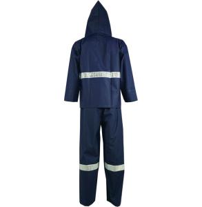 China Light Women Men'S Reflective Rain Jacket With Hood Motorcycle Outdoor Riding Split Cycling wholesale