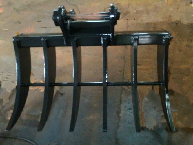 Q460 Excavator Brush Rake Attachments For Farm Job