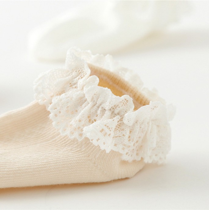 New arrival summer kids socks lace high quality organic baby socks