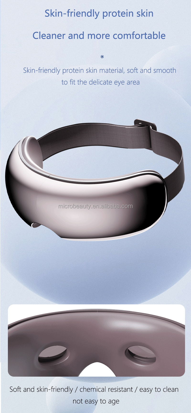 Smart Air Pressure Eye Massager Electric Vibration Bluetooth Eye Massage Instrument