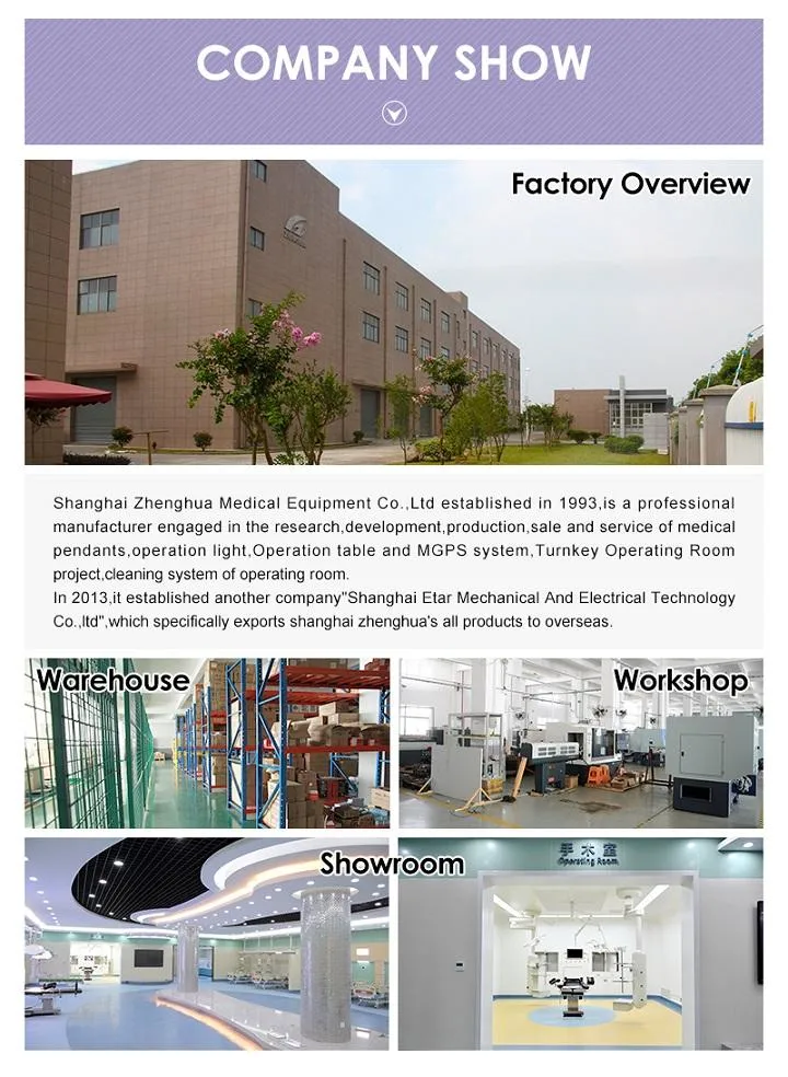 Medical LED Ceiling Lamp Double Arms for Hospital