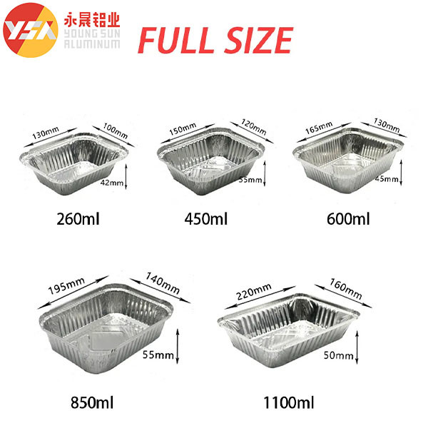 Small Foil Pans 130mm*100mm*42mm 230ml Mini Loaf Pan with Lid