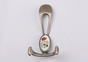 China European Style Ceramic Clothes Hanger Hooks Wall Mounted Furniture Hardware wholesale