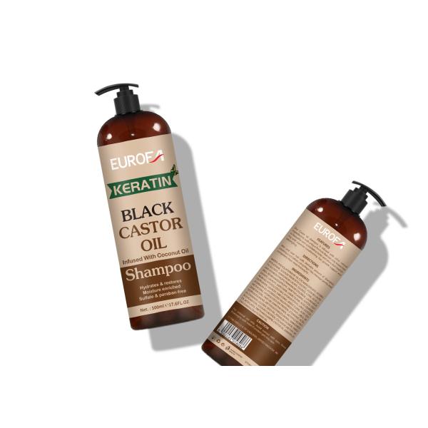 Hair Nourishing Shampoo With Black Castor Oil Use For All Type Hair Damage Wavy Hair