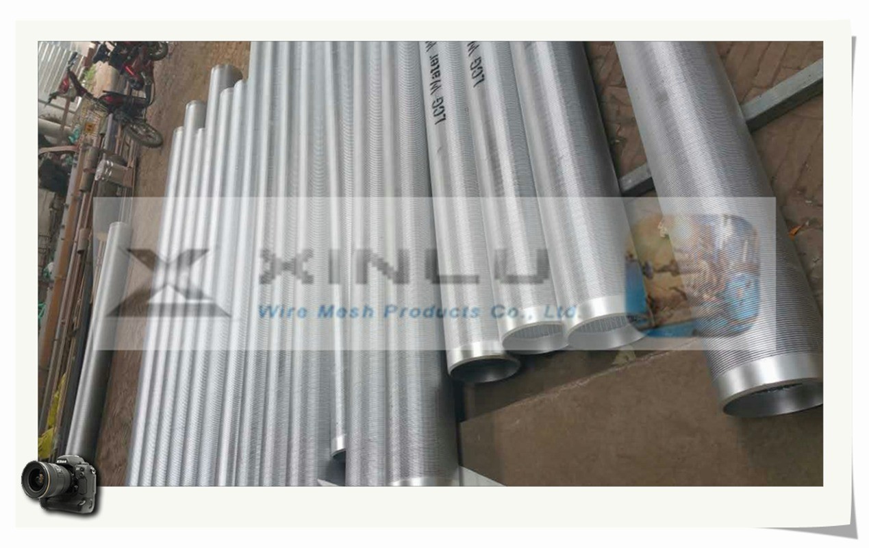 STAINLESS STEEL WELL SCREEN TUBE / DEWATERING WELL SCREEN PIPE / WEDGE WIRE JOHNSON WELL SCREENS / V WIRE SCREENS