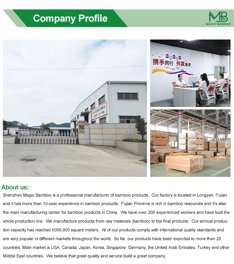 FSC Certificated 16mm Veneer Bamboo Plywood Sheets 4 X8