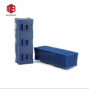 China Blue Nylon Bristle Block For Kuris Auto Cutter Machine 148 X 50 X 43mm wholesale