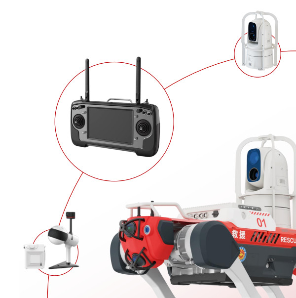 Revolutionizing Mobility With Advanced Legged Robots Firefighting Quadruped Robot