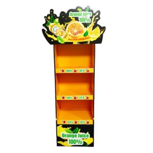 China Beverage / Drinks Display Stand , Corrugated Cardboard Display Rack For Retail Store wholesale