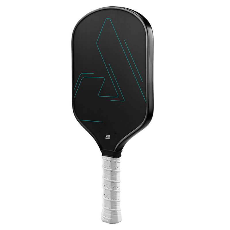 41.7cm Pickle Paddle with Black Breathable PU Handle Leather and Carbon Fiber T700