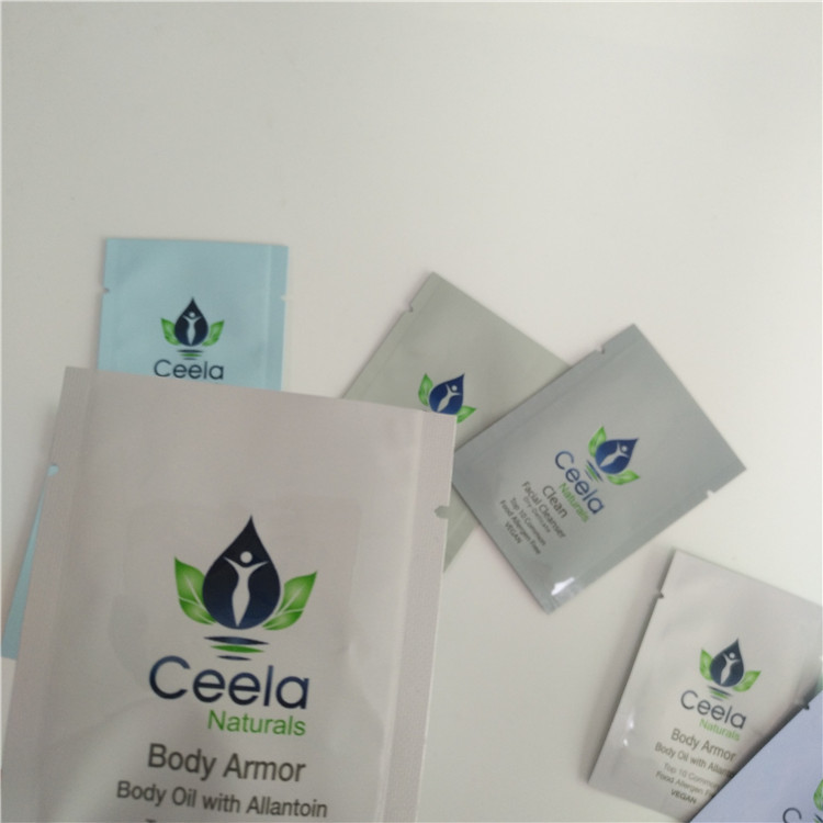 Digital Printed Foil Pouch Packaging Sachet Cosmetic Skin Care Packaging Bag 5ml