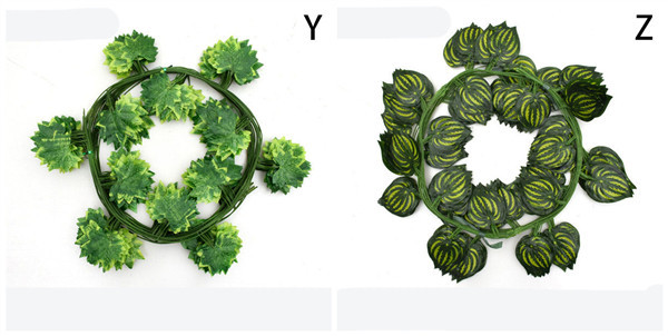 2.3m Fake Ivy Leaves Garland Vine Creeper Grape Foliage Carton Packing
