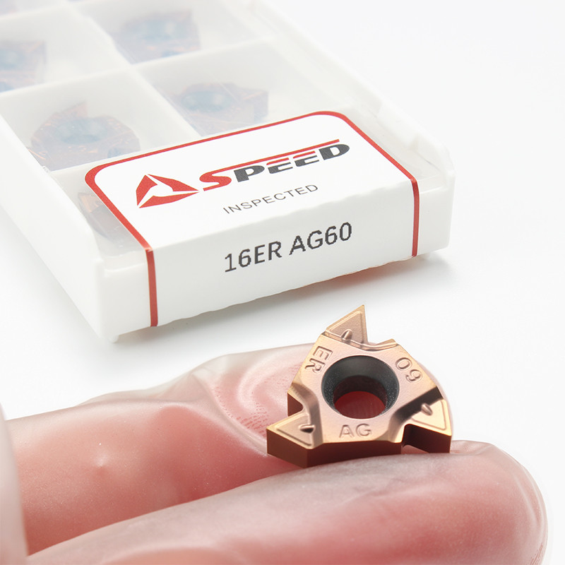 Carbide Threading Inserts 16ERAG60 16IRAG60 16ER AG55 11IR 16IR 22IR PVD CVD Coating For Thread Cutting