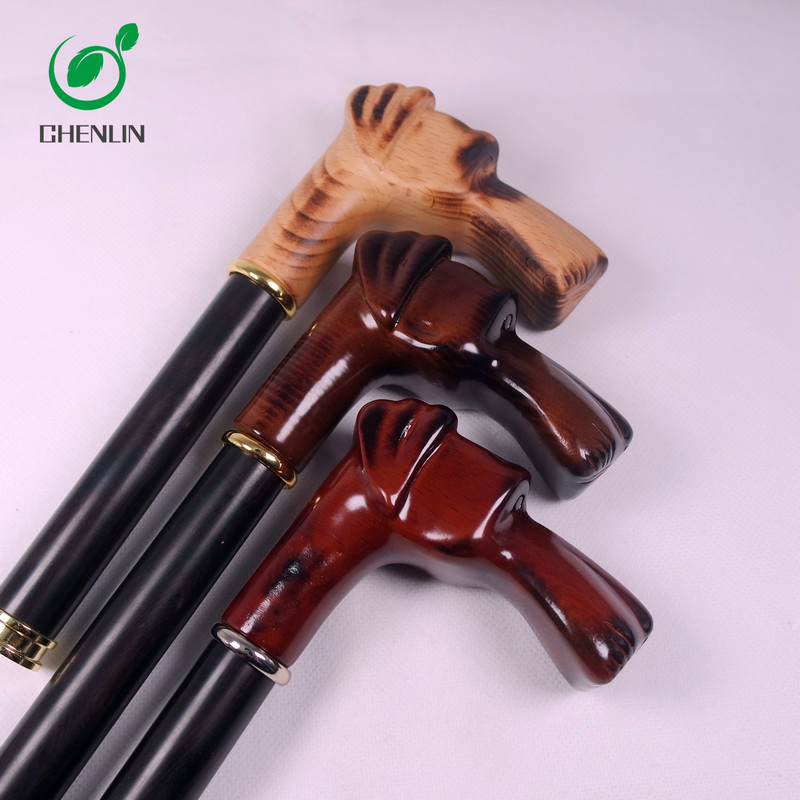 CHENLIN Wooden Umbrella Handle OEM Shaped For Strong Folding Umbrella