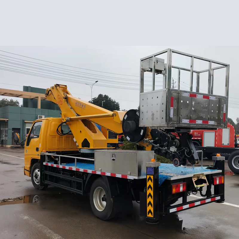 JMC 28m Single Row Telescopic Arm Aerial Work Truck Hoisting Machinery Elevator Lift