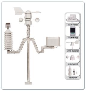 China Indoor And Outdoor Weather Station With Rain Gauge WIFI wholesale