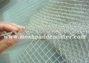 China Wave Depth And Width Crimped 0.23mm Knitted Wire Mesh wholesale