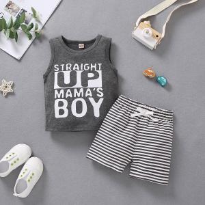 China Children's Summer Best-Selling Cotton Breathable Suit Wholesale wholesale