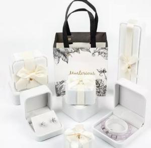 China Necklace Luxury Jewelry Packaging Box Biodegradable Debossed wholesale